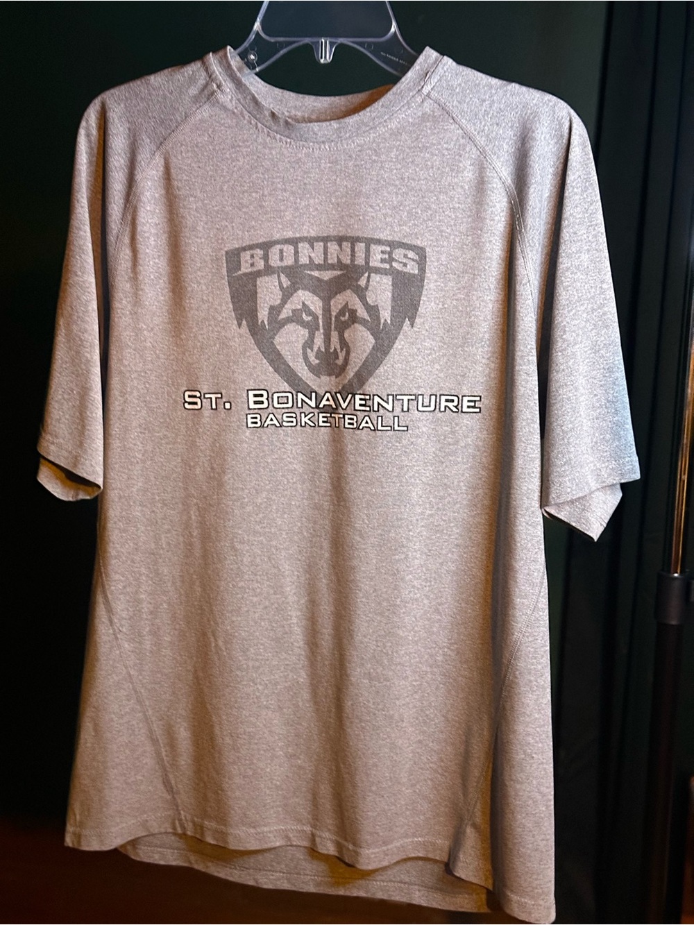 adidas Gray St. Bonaventure Bonnies Basketball T-Shirt